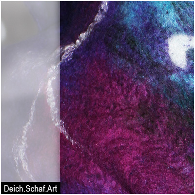 Schal "Exot" - Detail