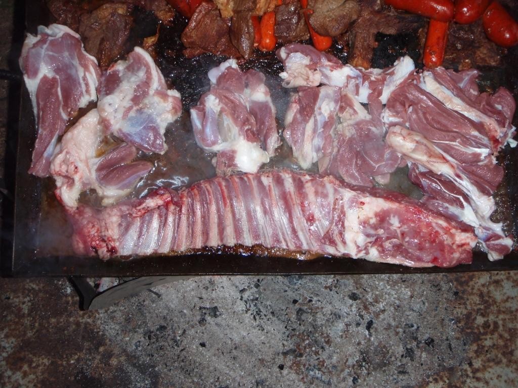 Lammfleisch auf chilenische Art.