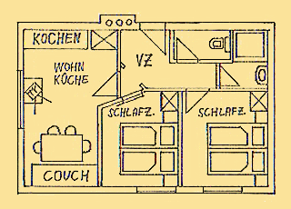 Plan Appartement Typ C2