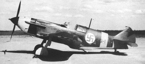 1942年に撮影されたLG-1 各部の特徴から初期の生産型であることが分かる