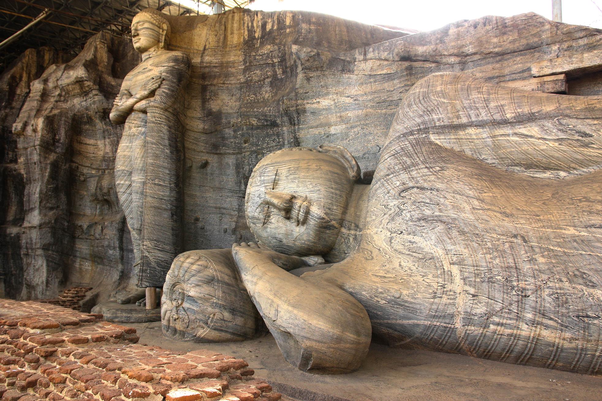 liegender Buddha in Polonnaruwa