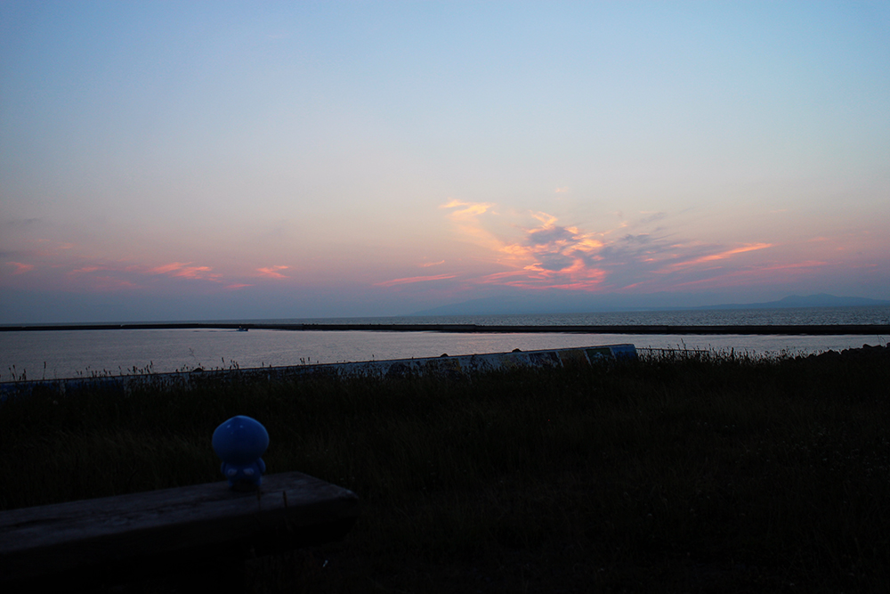 #5 空と海と夕日とミズモ