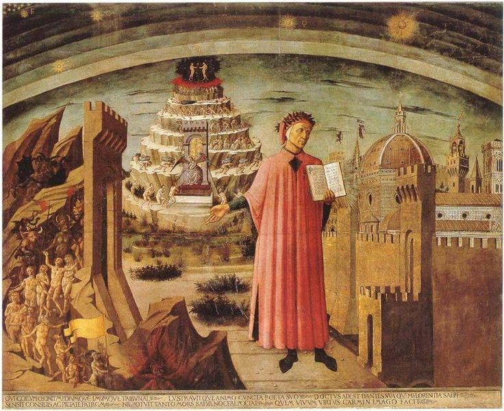 Divina Comédia, de Dante Alighieri, obra citada na matéria está disponível na biblioteca municipal de Santa Maria de Itabira