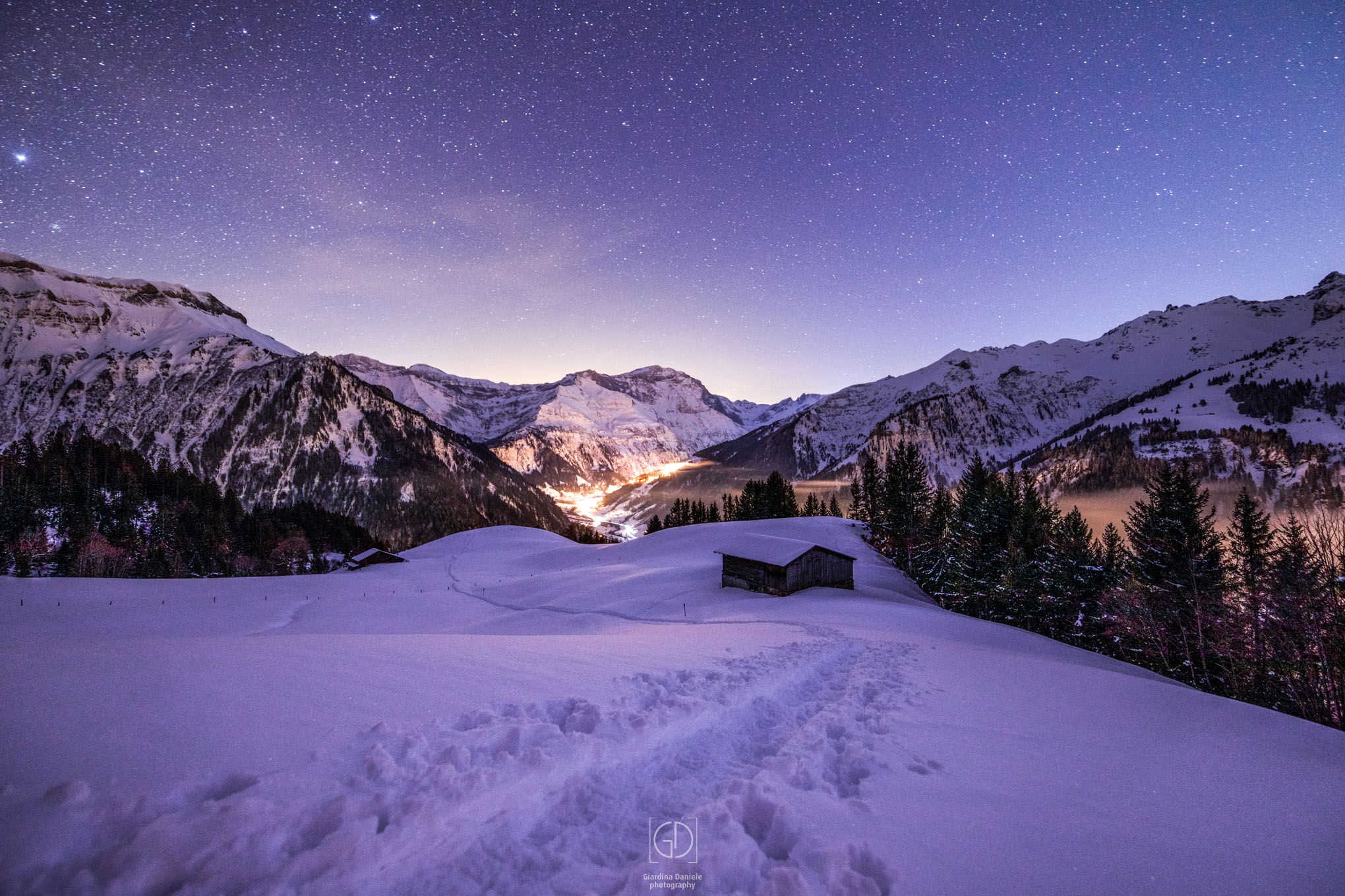 Glarnerland unter den Sternen,Winterlandschaft,Glarner Winter,Glarnerland,Glarus,Glarus-Nord,Glarus-Süd