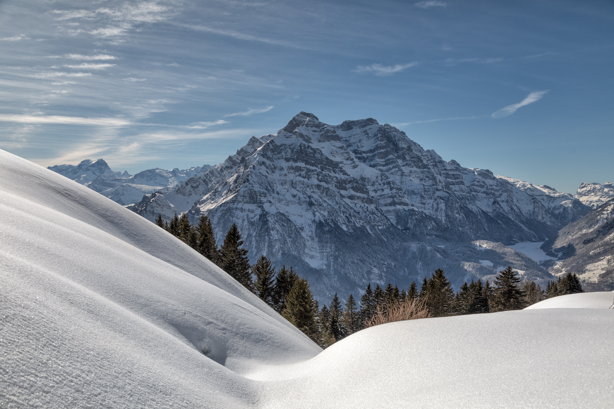Glärnisch,Winterlandschaft,Glarner Winter,Glarnerland,Glarus,Glarus-Nord,Glarus-Süd