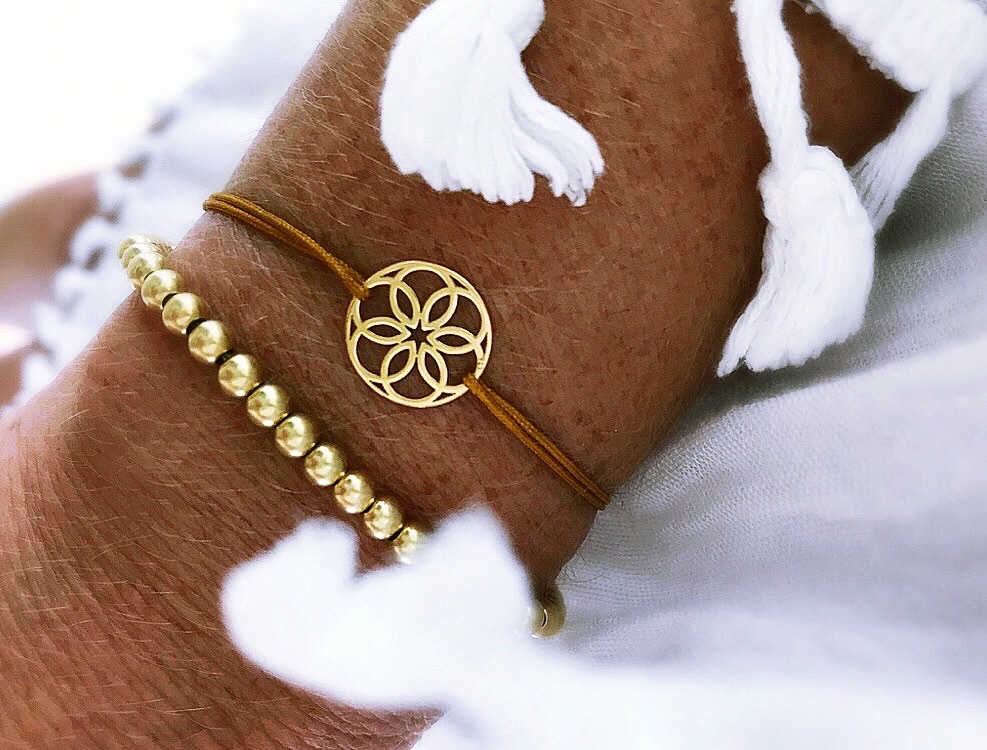 FLOWER OF LIFE Mandala Armband ALEXFEINWERK SCHMUCK