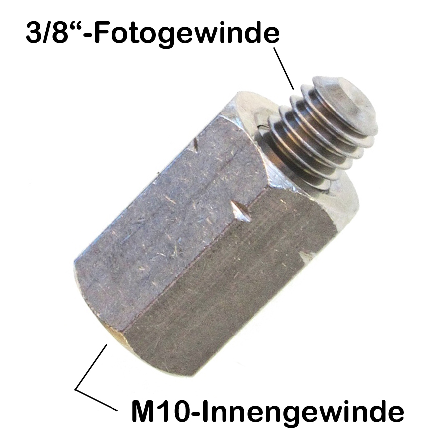 Adapter 3/8"M10