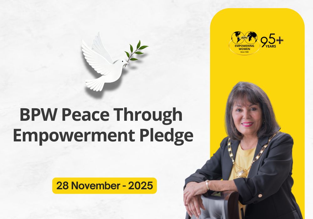 BPW International — Peace Through Empowerment Pledge