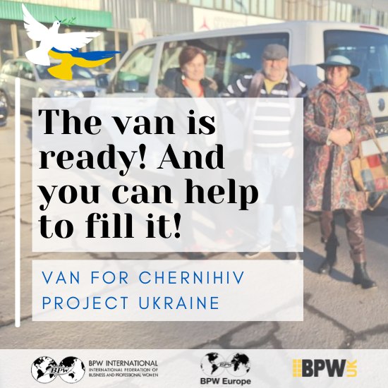 BPW International Help - The Van for Chernihiv is ready