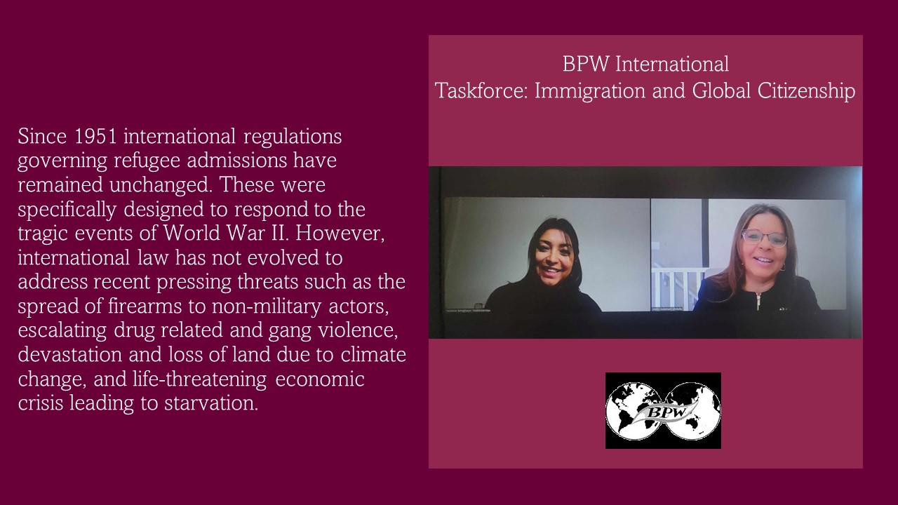 Meetings of the Task Force - Discussing international Regulations Governing Refugee Admissions