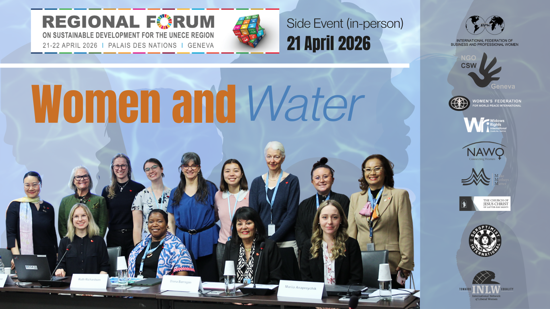BPW International Leads Women and Water Dialogue at UNECE Forum 2026