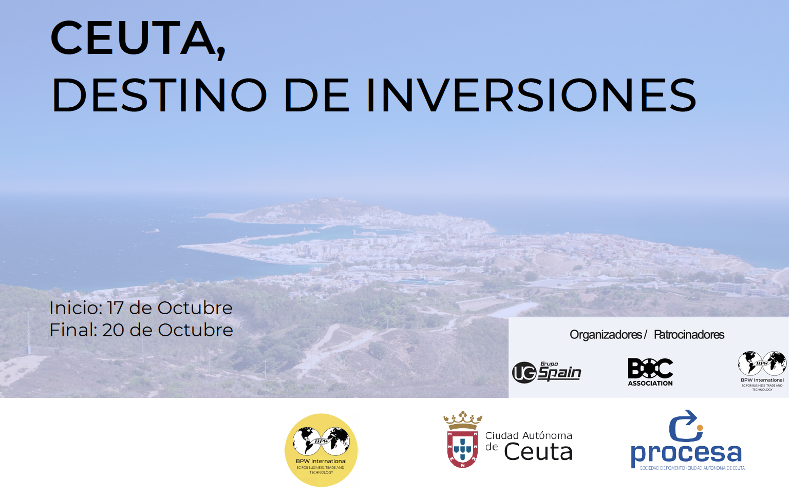 Ceuta, Destination of Investments - Conference with BPW International