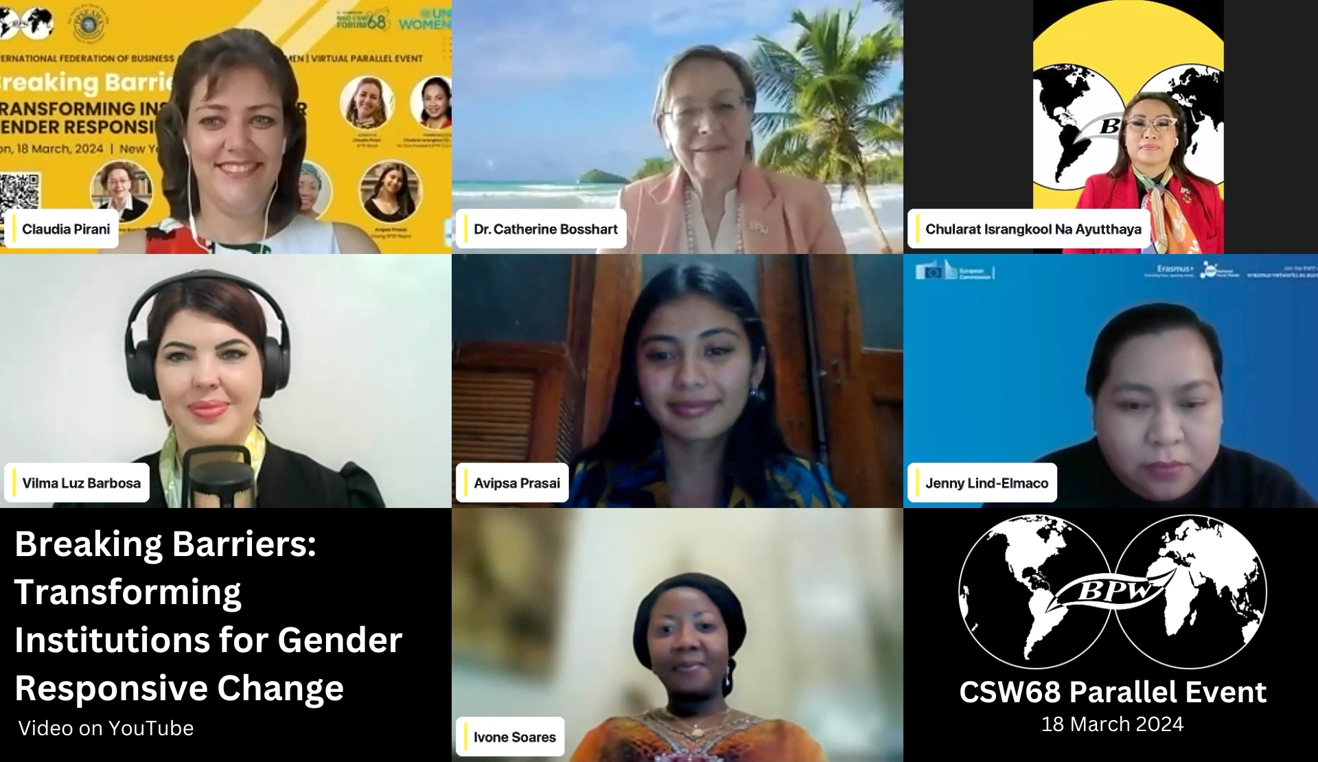 Video - Parallel Event - Breaking Barriers: Transforming Institutions for Gender-Responsive Change