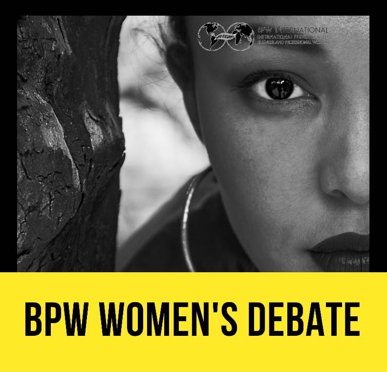 BPW Women's Debate - Report