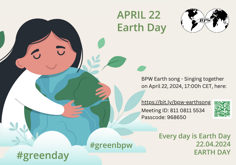 Earth Day - April 22, 2024 - BPW Earth Song & Pledges