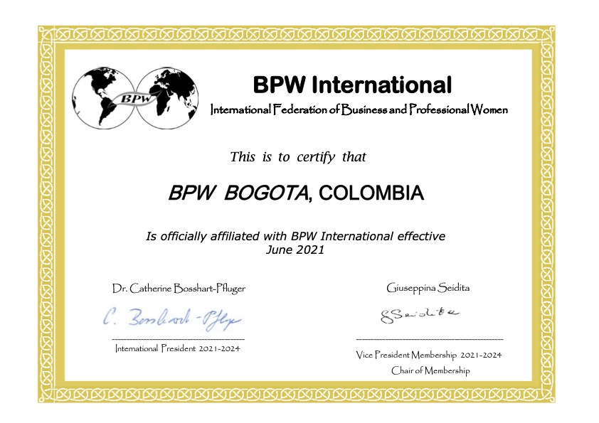 New Affiliate Club - BPW Bogotà, Colombia