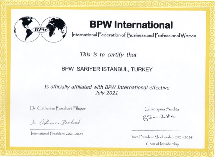 New Affiliate Club - BPW Sariyer Istanbul, Turkey