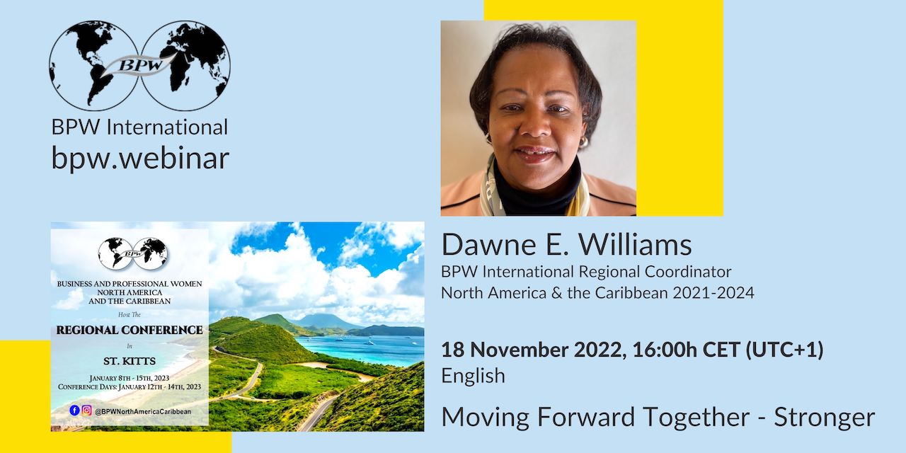 CANCELLED - bpw.webinar: Moving Forward Together - Stronger