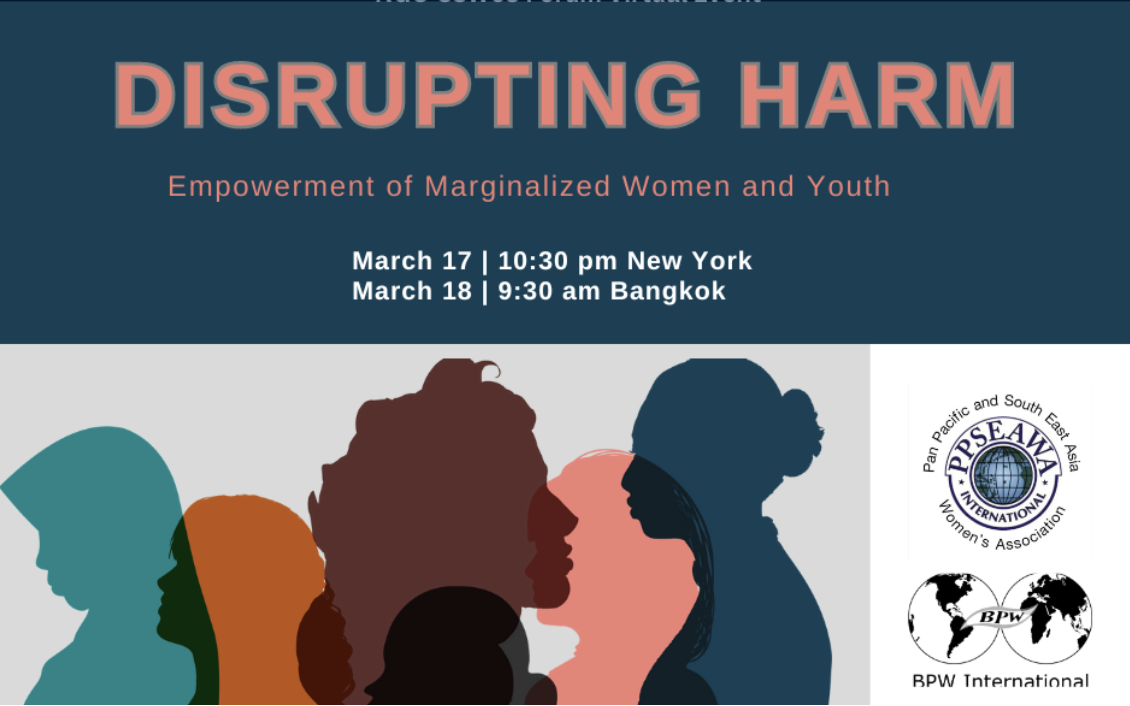 CSW68-Parallel Event: PPSEAWA International & BPW International - Disrupting Harm - March 17, 2024