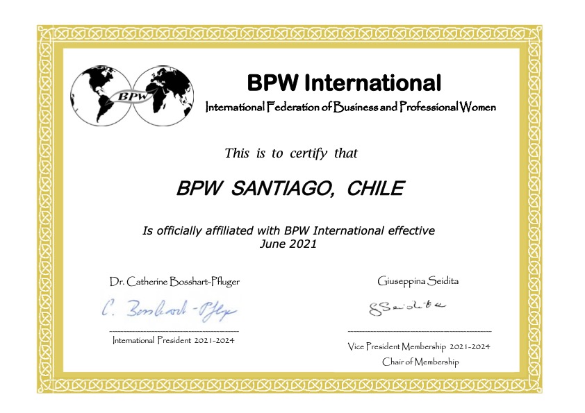 New Affiliate Club - BPW Santiago de Chile