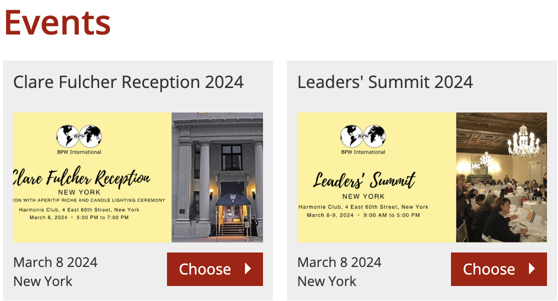 Leaders' Summit & Clare Fulcher Reception 2024 in New York - Ticket Shop is open