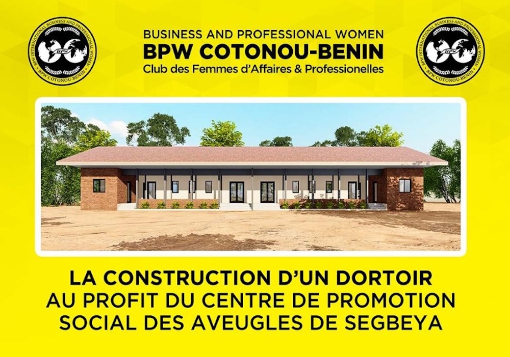 New Project - Construction of dormitories for a center for the blind - BPW Clubs of Benin