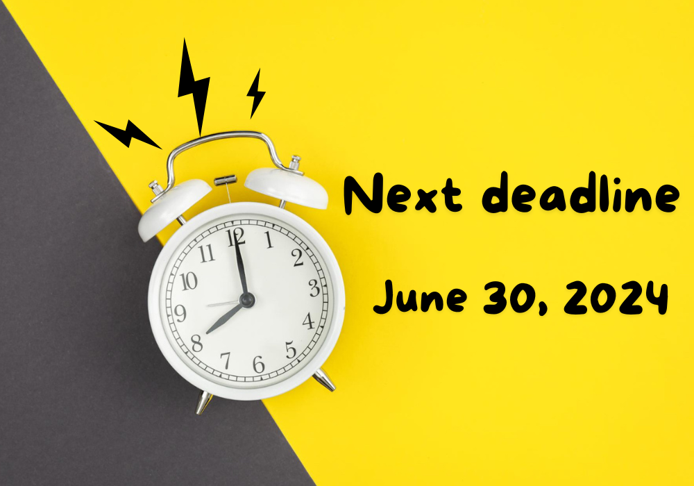 Congress 2024 - Next Deadline 30 June 2024