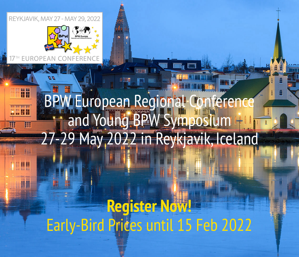 BPW Regional Conference Europe - Early-Bird Prices until Mid February