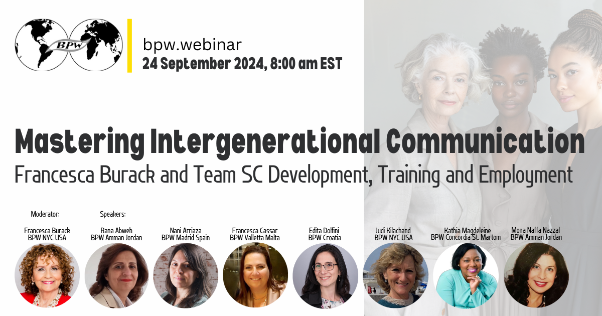 NEW Video bpw.webinar - Mastering Intergenerational Communication