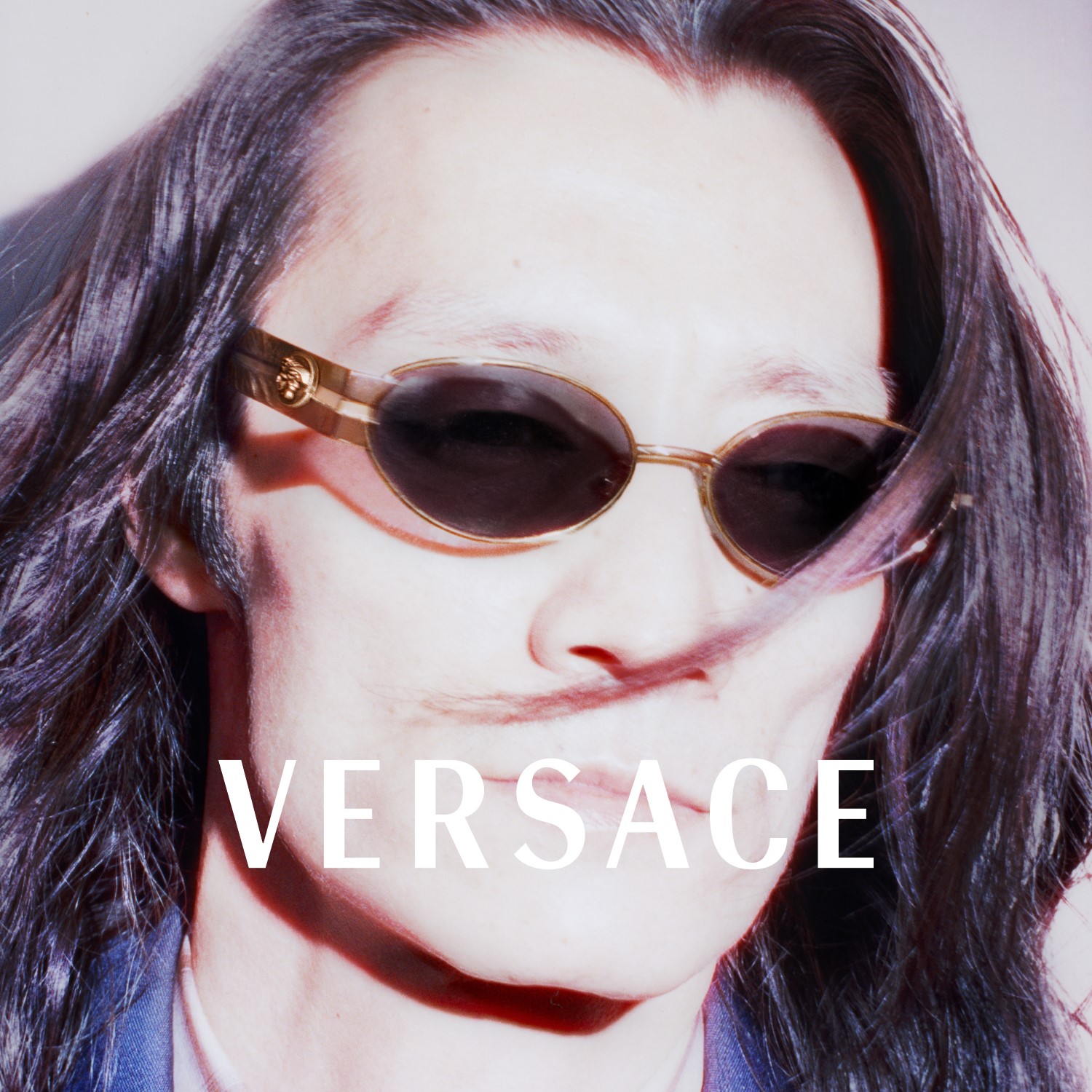 Versace Spring Summer 2026 Eyewear. photographed by Frank Lebon. Creative direction by Dario Vitale.