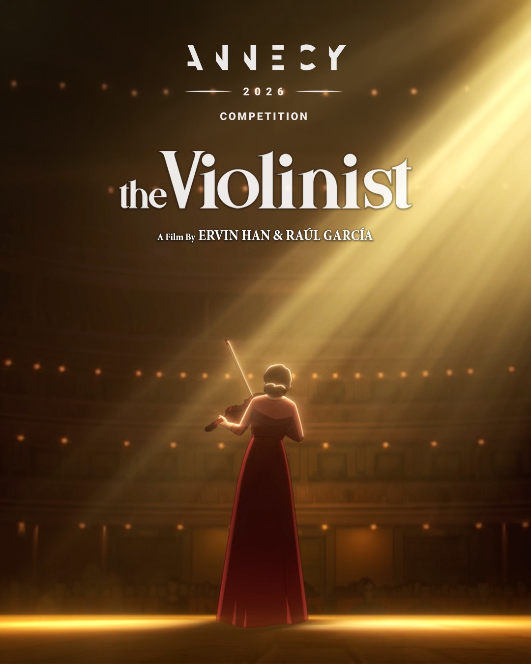 長編アニメーション映画『The Violinist』(監督：Ervin Han、Raul Garcia)　世界最大アニメーション映画祭「第50回アヌシー国際アニメーション映画祭」長編部門に正式選出。