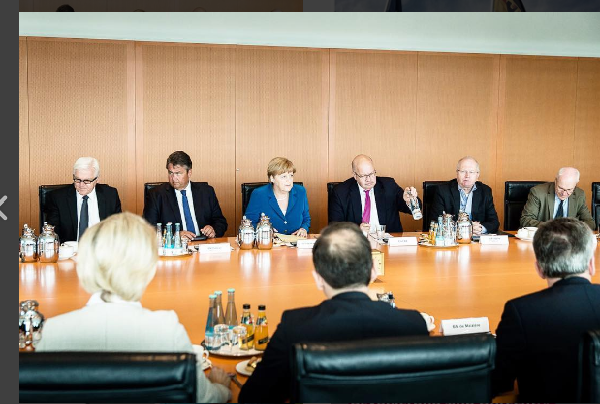 Angela Merkel and her cabinet