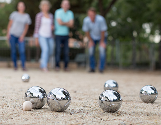 Jeu de pétanque