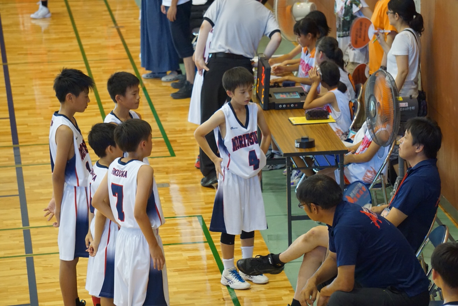 スポーツ少年団ミニバス大会 文武両道の強いチームを目指して