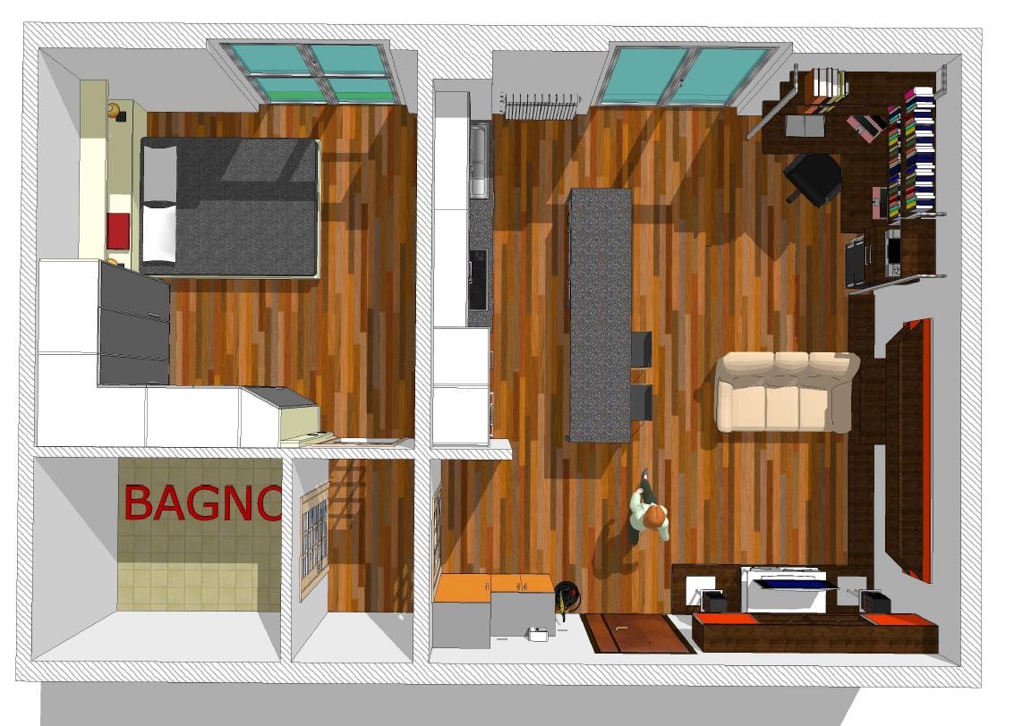 Come progettiamo progettazione, arredo,realizzazione Open space soggiorno cucina progetti