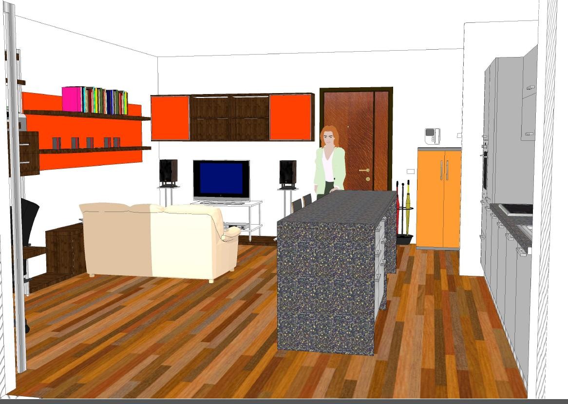 Come progettiamo progettazione, arredo,realizzazione Open space soggiorno cucina progetti
