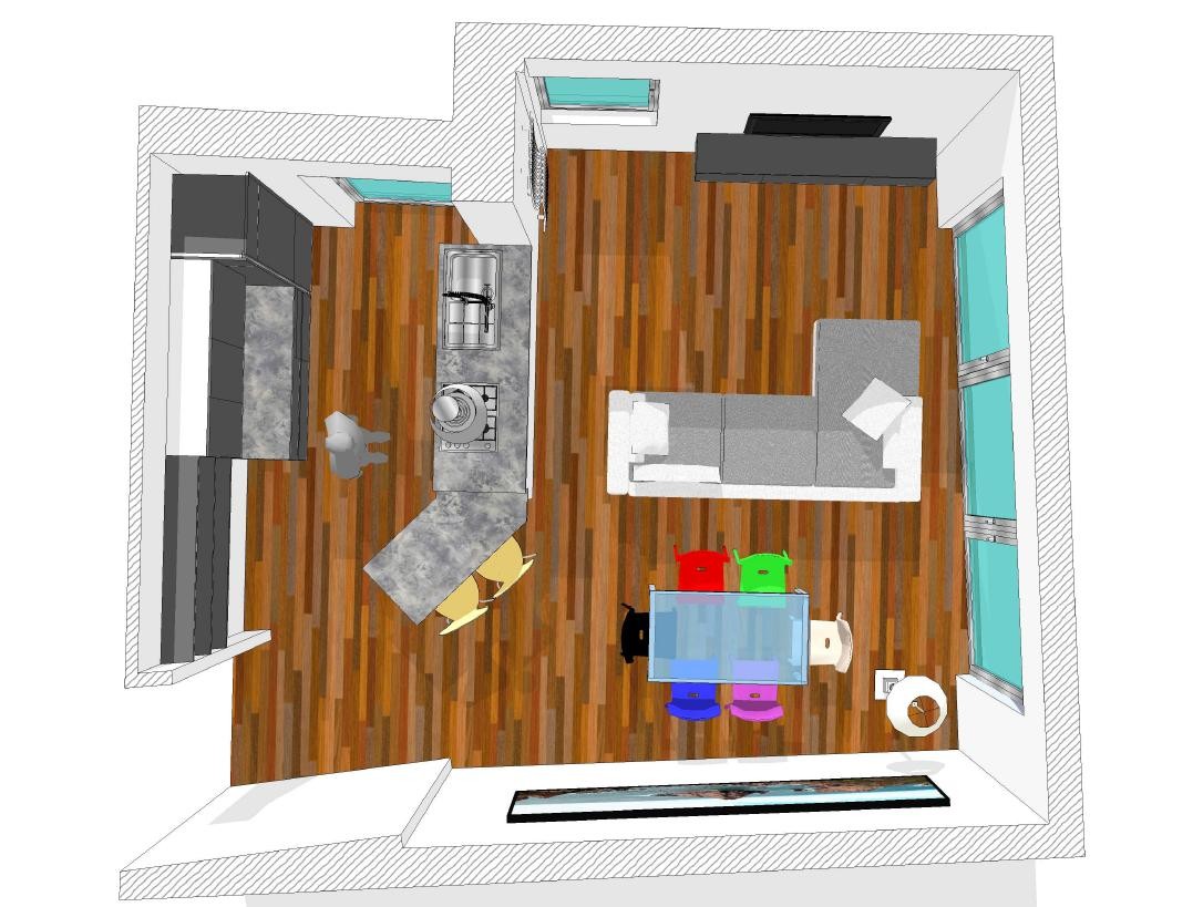 Come progettiamo progettazione, arredo,realizzazione Open space soggiorno cucina progetti
