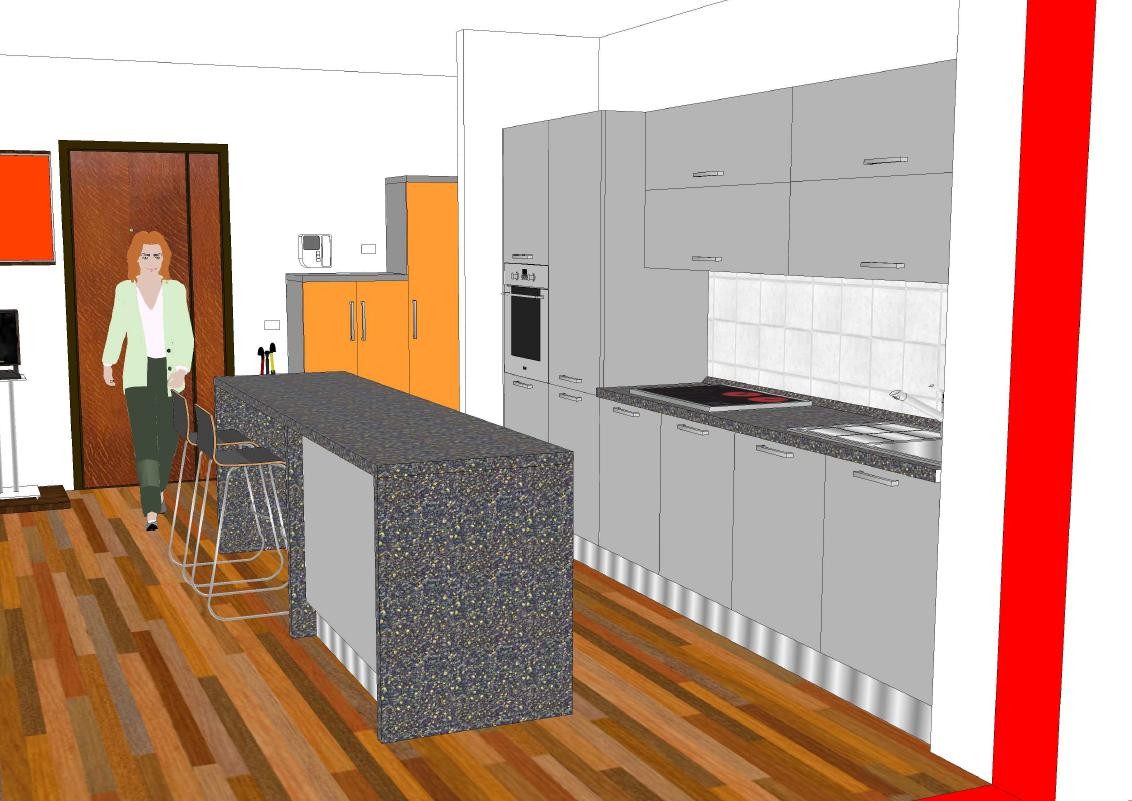 Come progettiamo progettazione, arredo,realizzazione Open space soggiorno cucina progetti