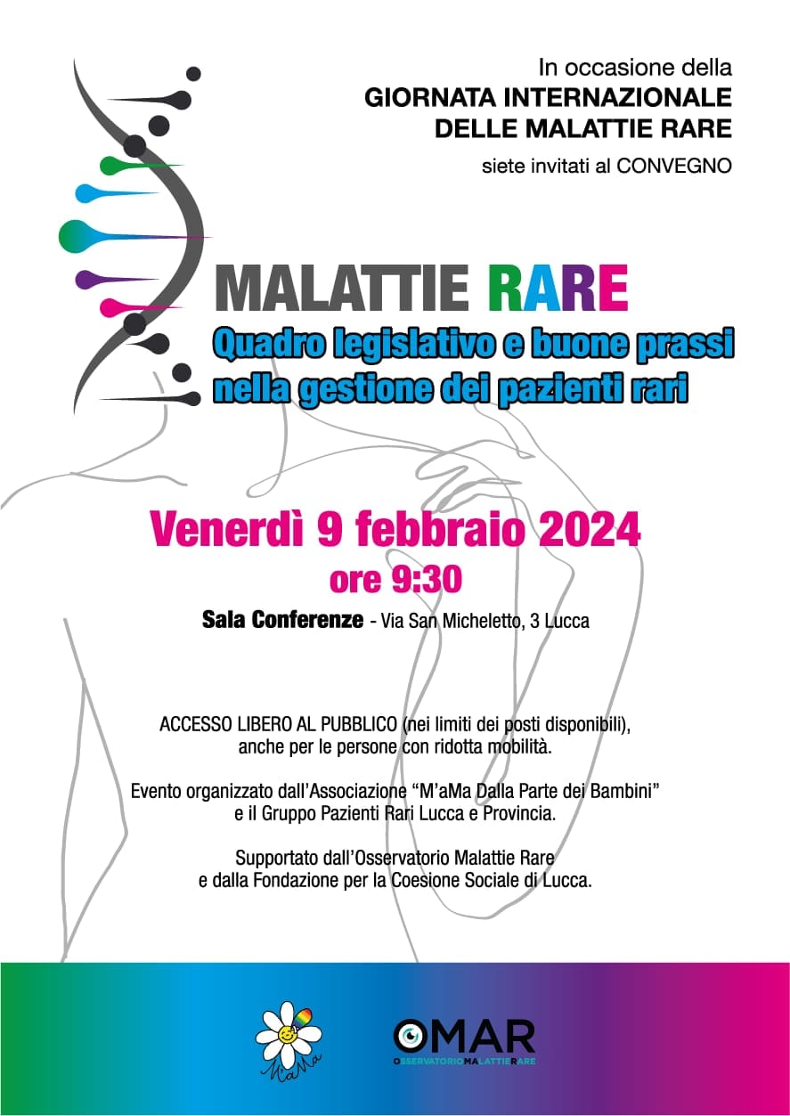#FacciamoRete! questo grido ha animato il convegno del 9 febbraio a Lucca dedicato alle malattie rare