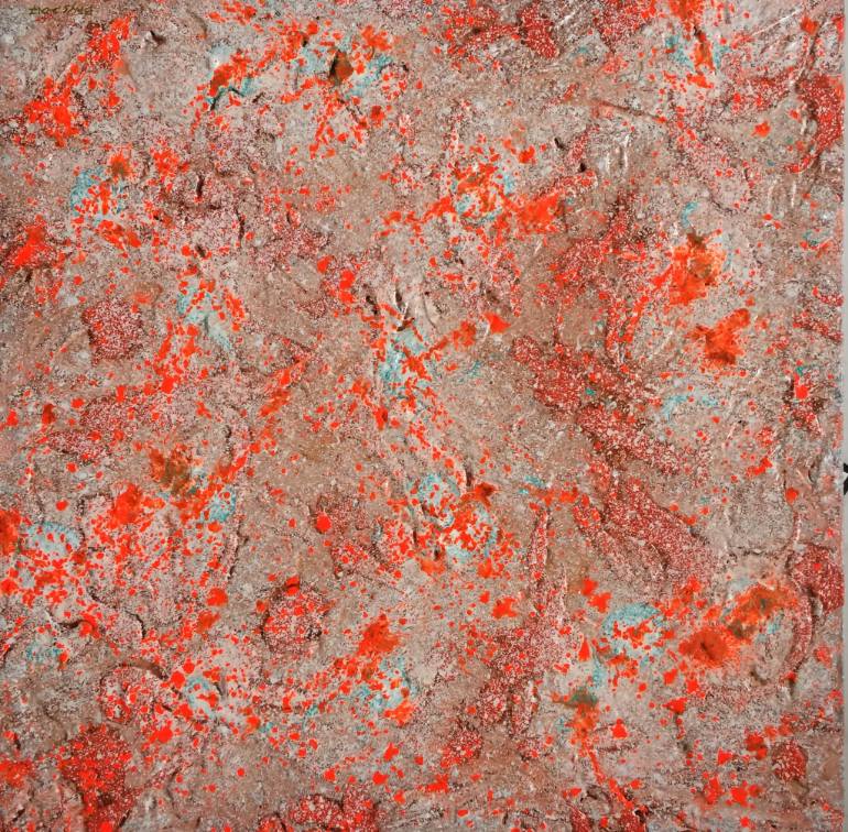 "Orange Blossom" - 60 x 60 cm 