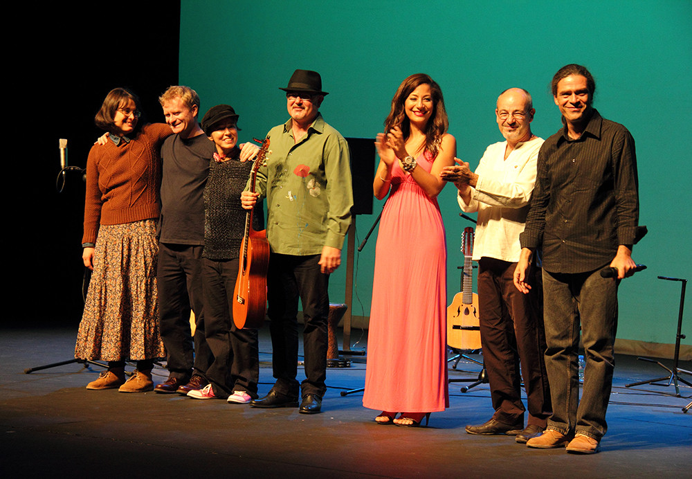 Yani Martinelli, Mark Walden, Carmen Ros, José Luis Montón, Marisa Tolentino, Isidro Solera y Julio García.  Foto: Ricardo Solanes