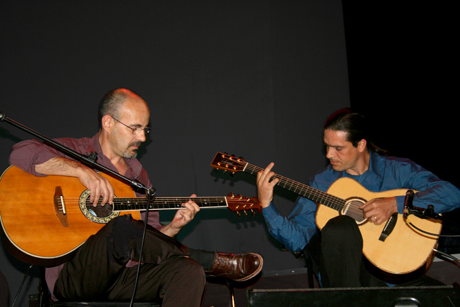  Isidro Solera y Julio García en el Círculo de Bellas Artes
