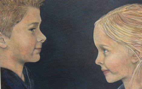 formaat 120 x 80 cm in opdracht gemaakt