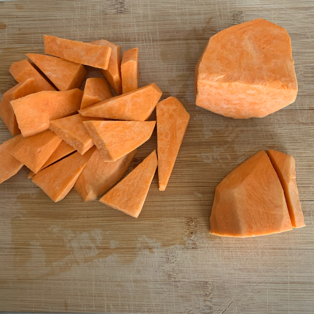 Baked Yellow Potatoes and Sweet Potatoes - cookingwithbecky