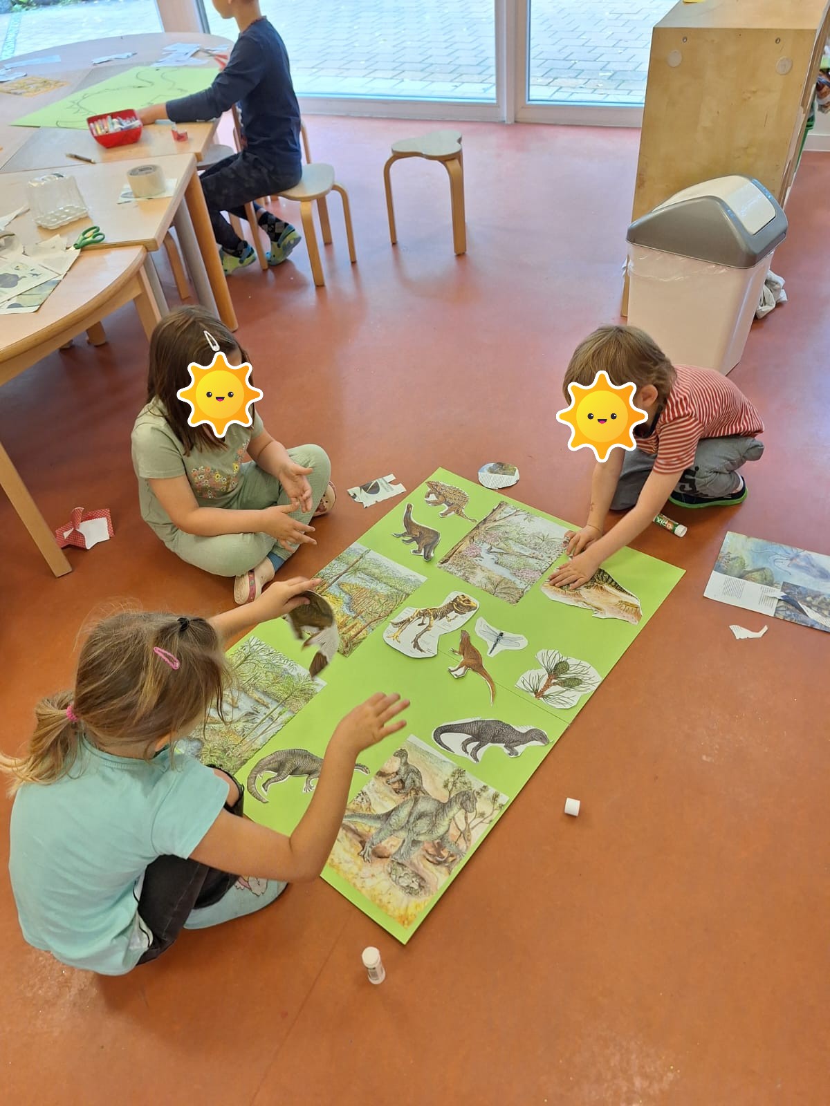 Dinosaurierplakat selber herstellen