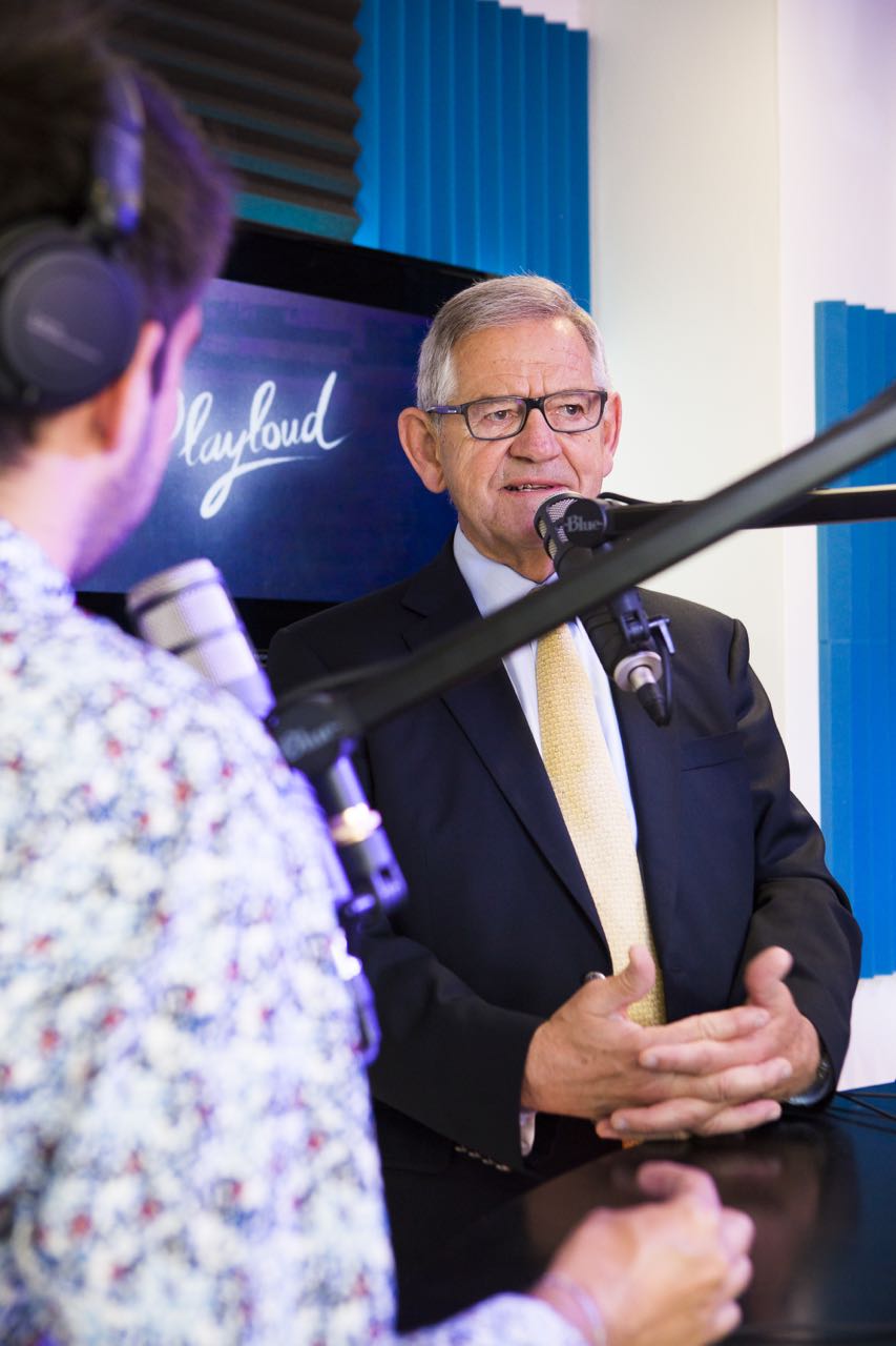 Philippe Bele, président du CTA de Lille, au micro de Simon Marty pour Euradio et Playloud