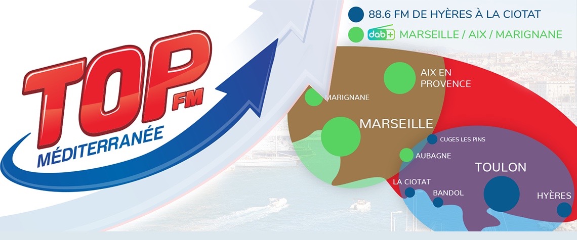 TOP FM désormais disponible en DAB+ à Marseille