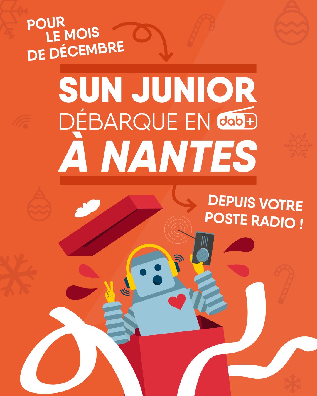 SUN Junior est de retour en DAB+ à Nantes à l’occasion des fêtes de fin d’année