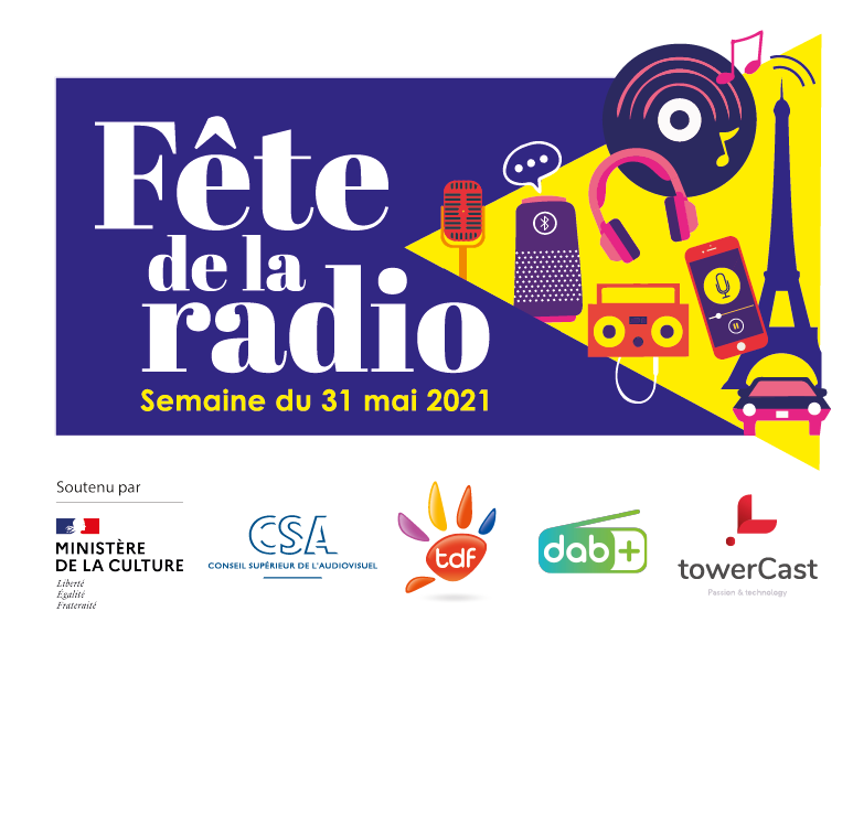 Rendez-vous la semaine du 31 mai 2021 pour la Fête de la Radio, les 100 ans de la radio se fête partout en France