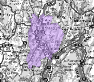 Carte multiplex Chambéry local, canal 6D, fréquence DAB+ 187.072 MHz